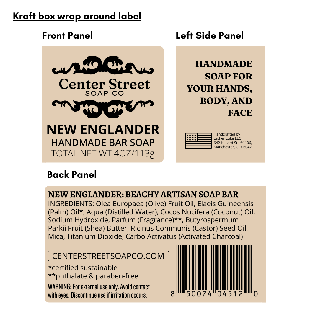 New Englander Summer Handmade Soap Bar - 4oz