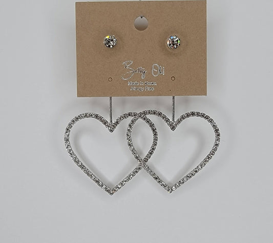 Heart Shape Dangle Earring