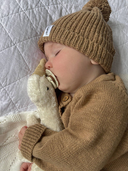 Luxe Knit Beanie | Chestnut