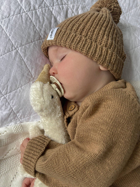 Luxe Knit Beanie | Chestnut