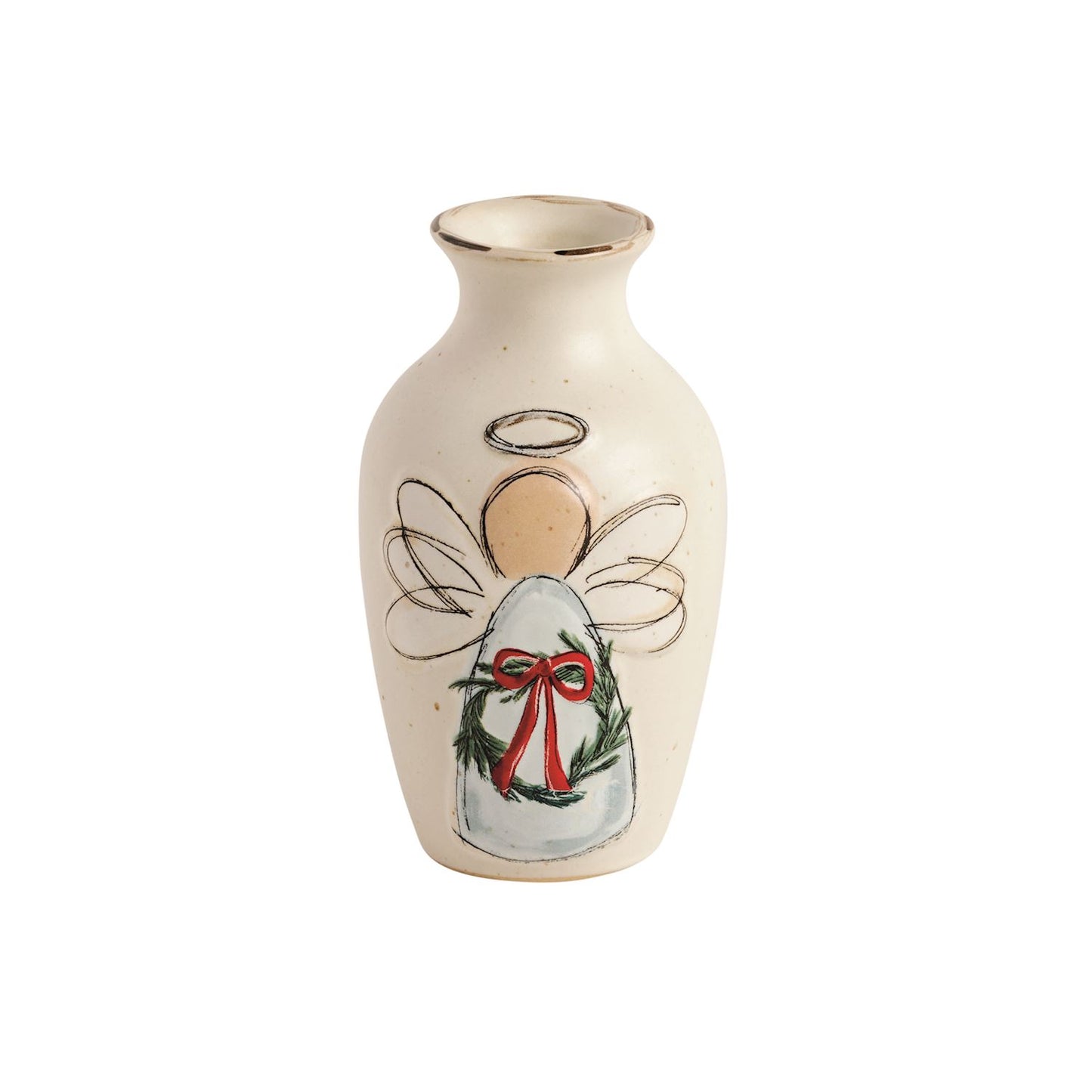 Wreath Angel Bud Vase