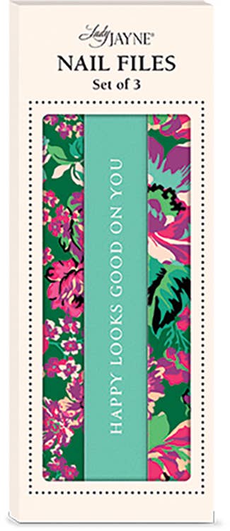 Emery Board Set of 3 GLOBAL GARDEN MINT