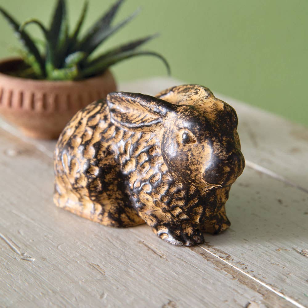 Rustic Bunny Figurine-Set of 2