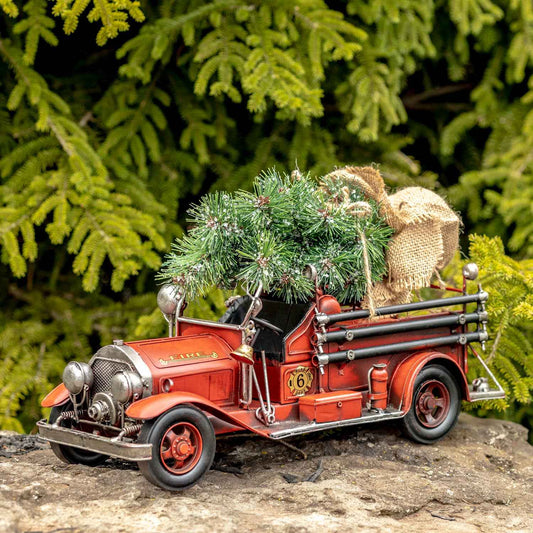 1930's Vintage Style Fire Truck with Open Cab