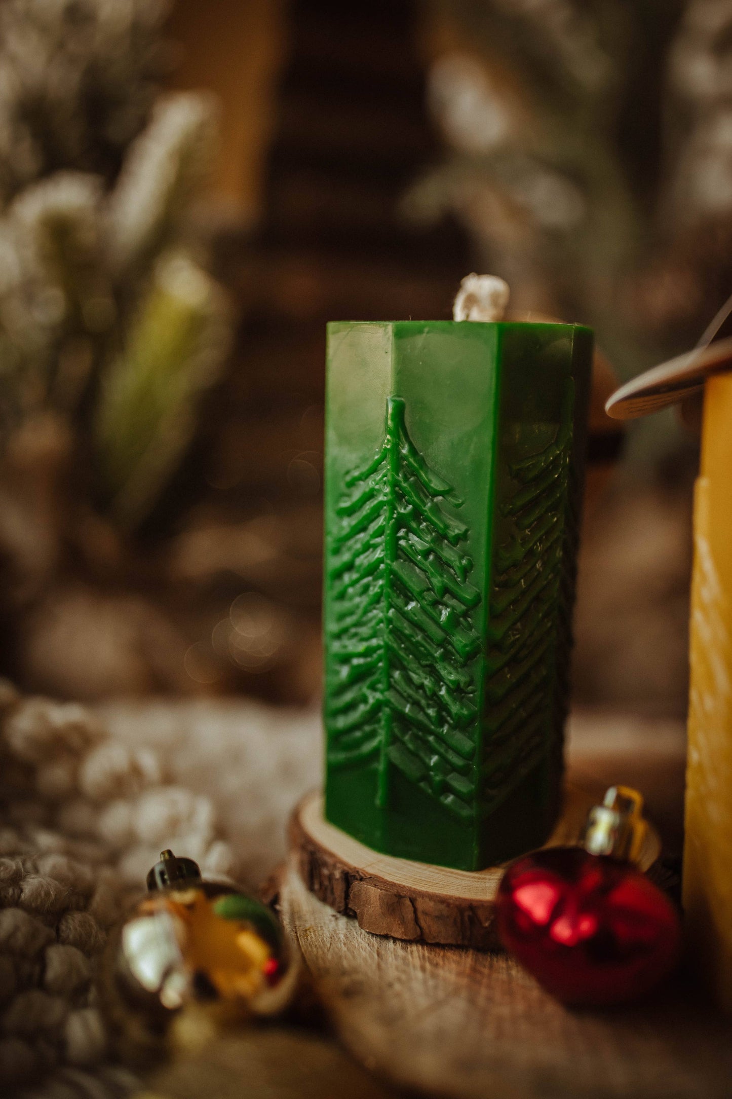 Lone Tree Beeswax Candle