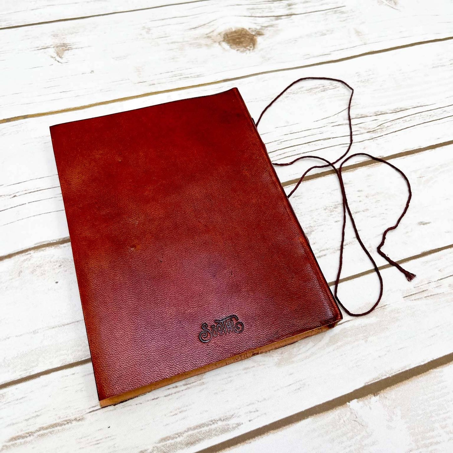 The Future Belongs, Eleanor Roosevelt Leather Journal - 8x6