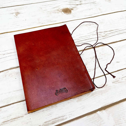 The Future Belongs, Eleanor Roosevelt Leather Journal - 8x6