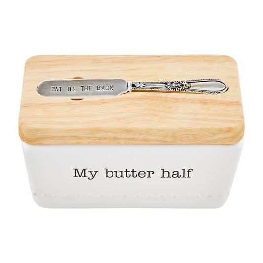 Juego de mantequera "My Butter Half"