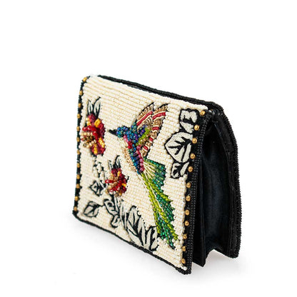 Mary Frances Accessories - Wallets - Beaded Small Expandable Wallet-Bee Awesome