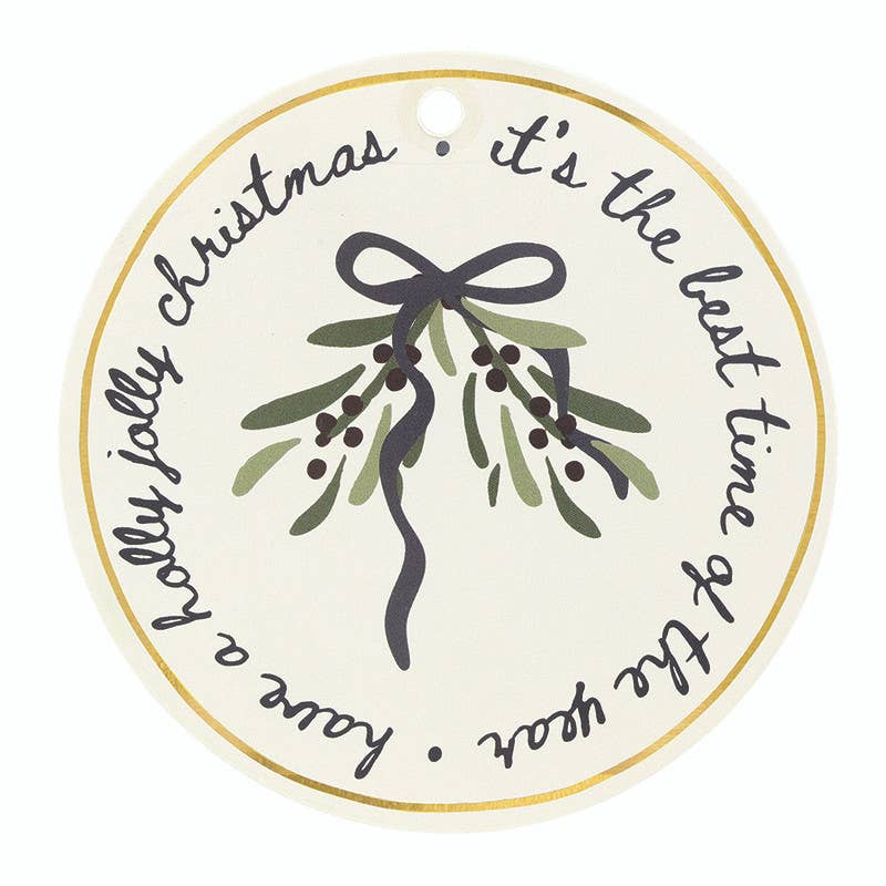 Gift Tag Book - Lilac Christmas