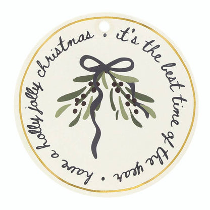 Gift Tag Book - Lilac Christmas
