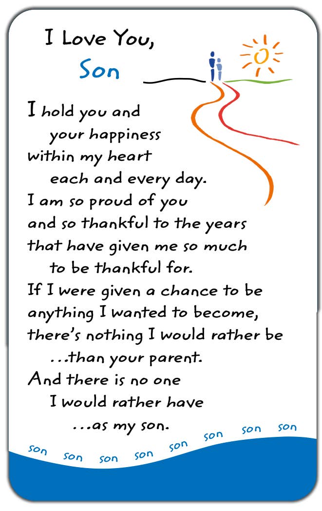 I LOVE YOU SON