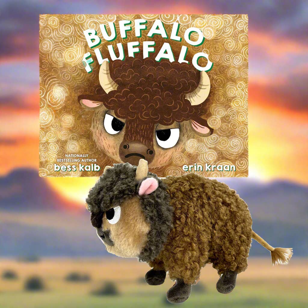 Buffalo Fluffalo Plush and hardcover book SOLD SEPARATELY