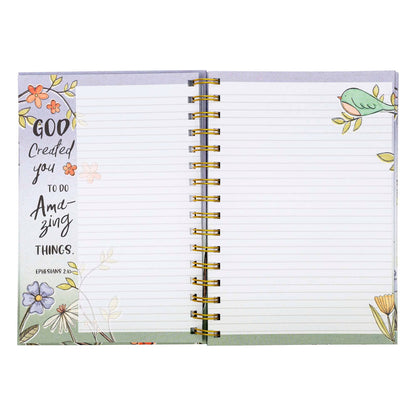 Guided Journal: Happy Flowers & Bird Rejoice (Psalm 118:24)