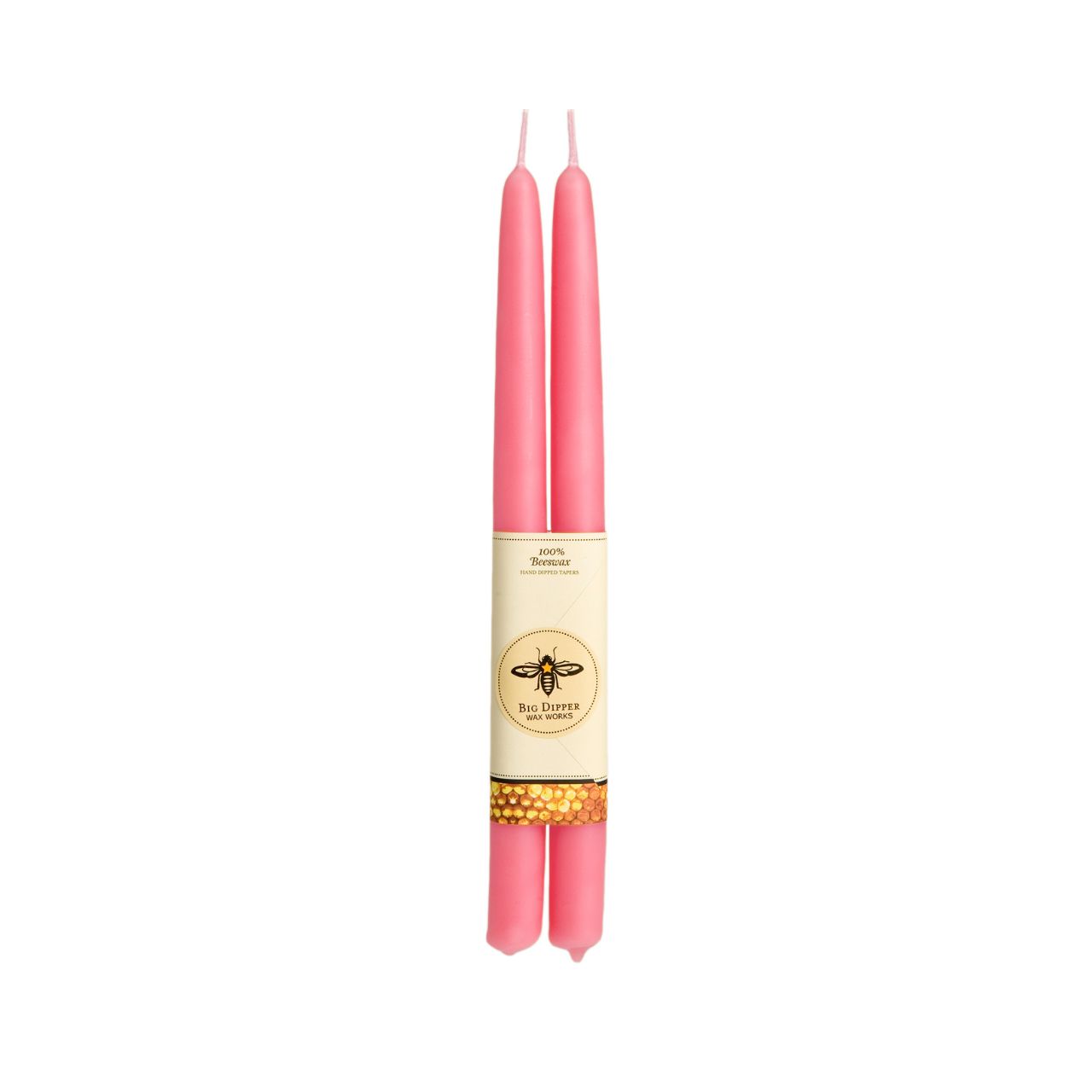 Velas cónicas de cera de abeja 100% pura