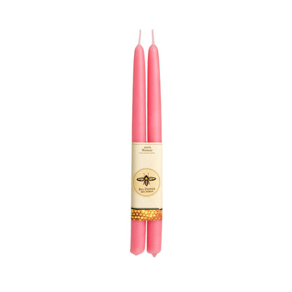 Velas cónicas de cera de abeja 100% pura