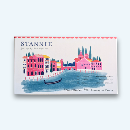 Bath Gift Set - Venice Relaxation Kit | 4 Items + Playlist