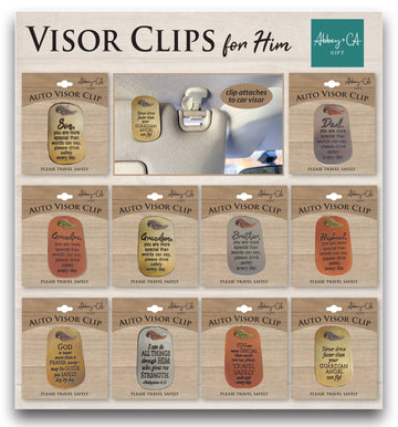 Clips de visera para él