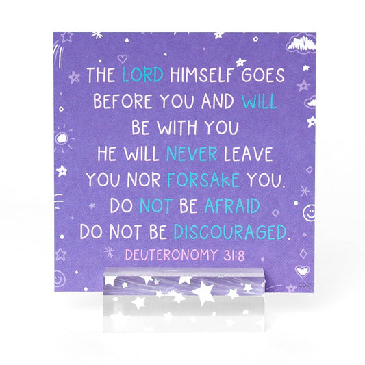Verses for Peace Bible Verse Card Set with Display Stand