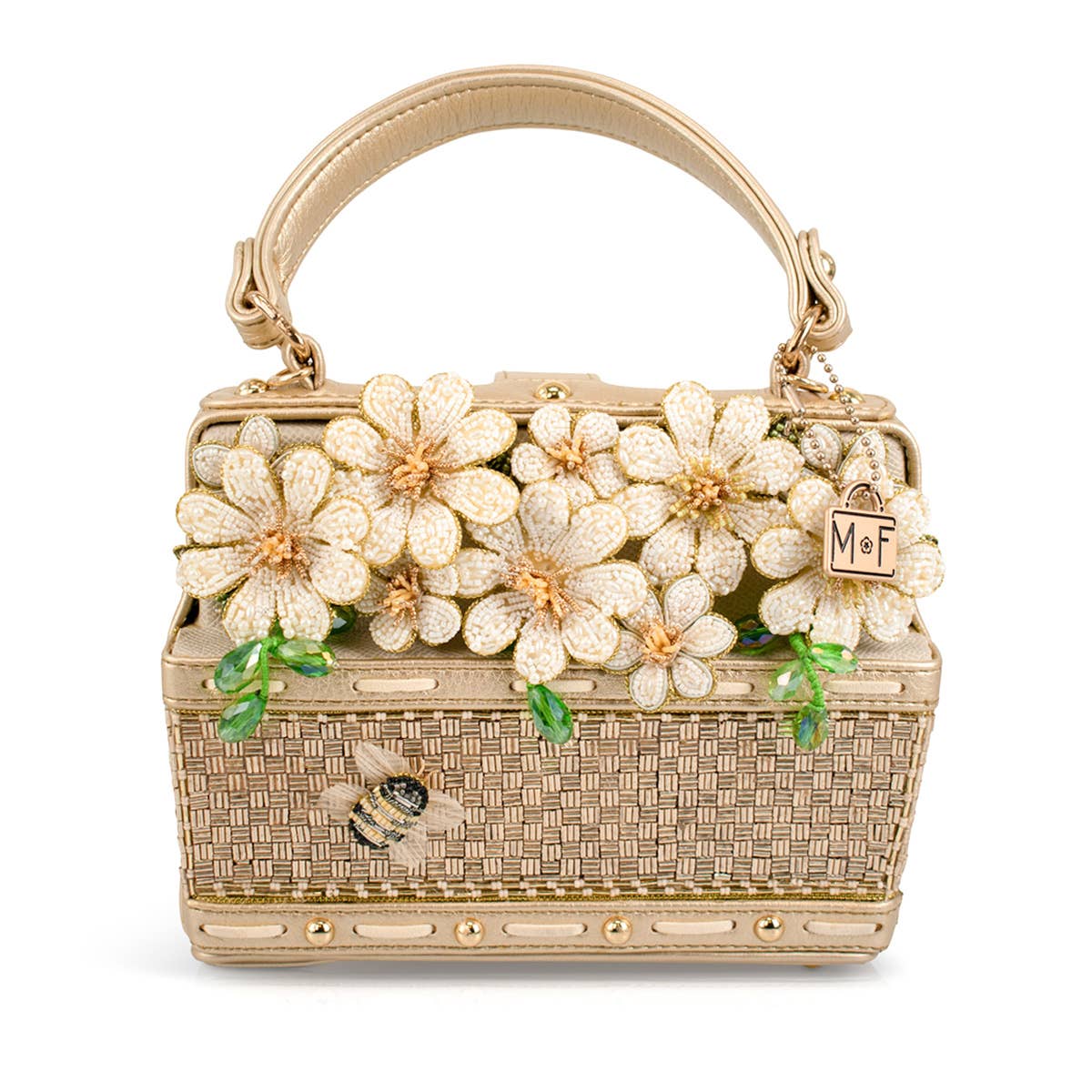 Mary Frances Accessories - Basket of Sunshine Beaded Daisy and Bee