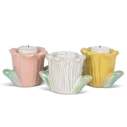 Tulip Taper Holder-Assorted-sold separately