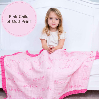 LollyBanks - Child of God - Pink Ruffle Quilt