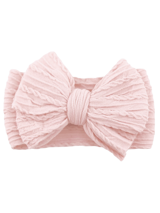 Cable Bow, Barely Blush