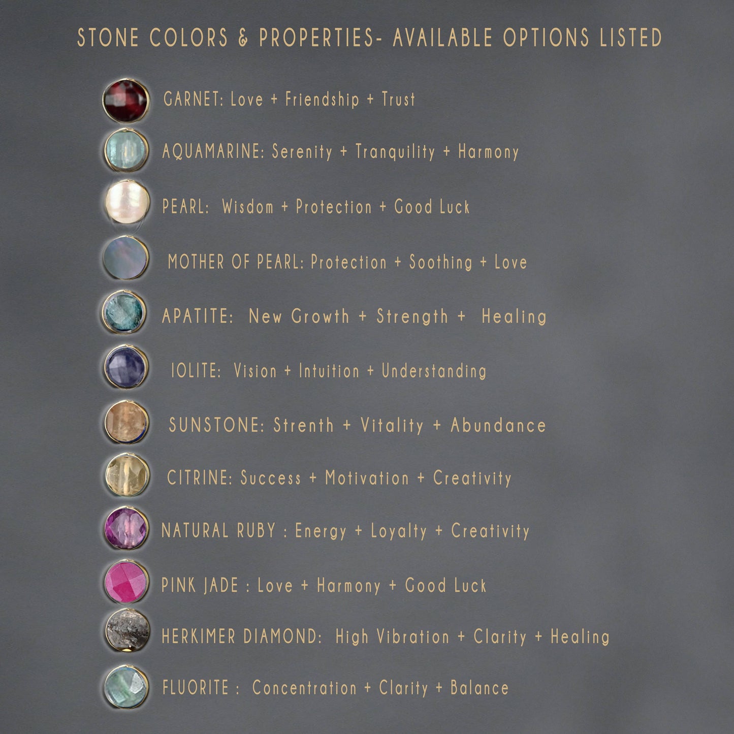 Brass Hammered Marquise w/ Semi Precious Earrings