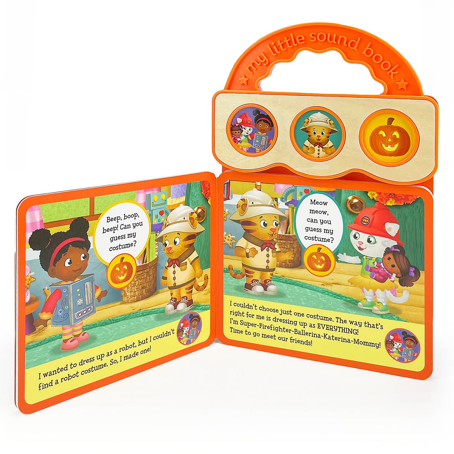 Daniel Tiger Happy Halloween 3-Button Sound Book