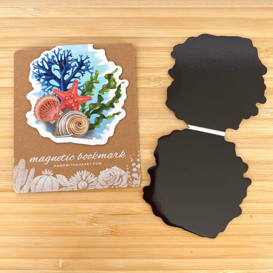Seashells Magnetic Bookmark