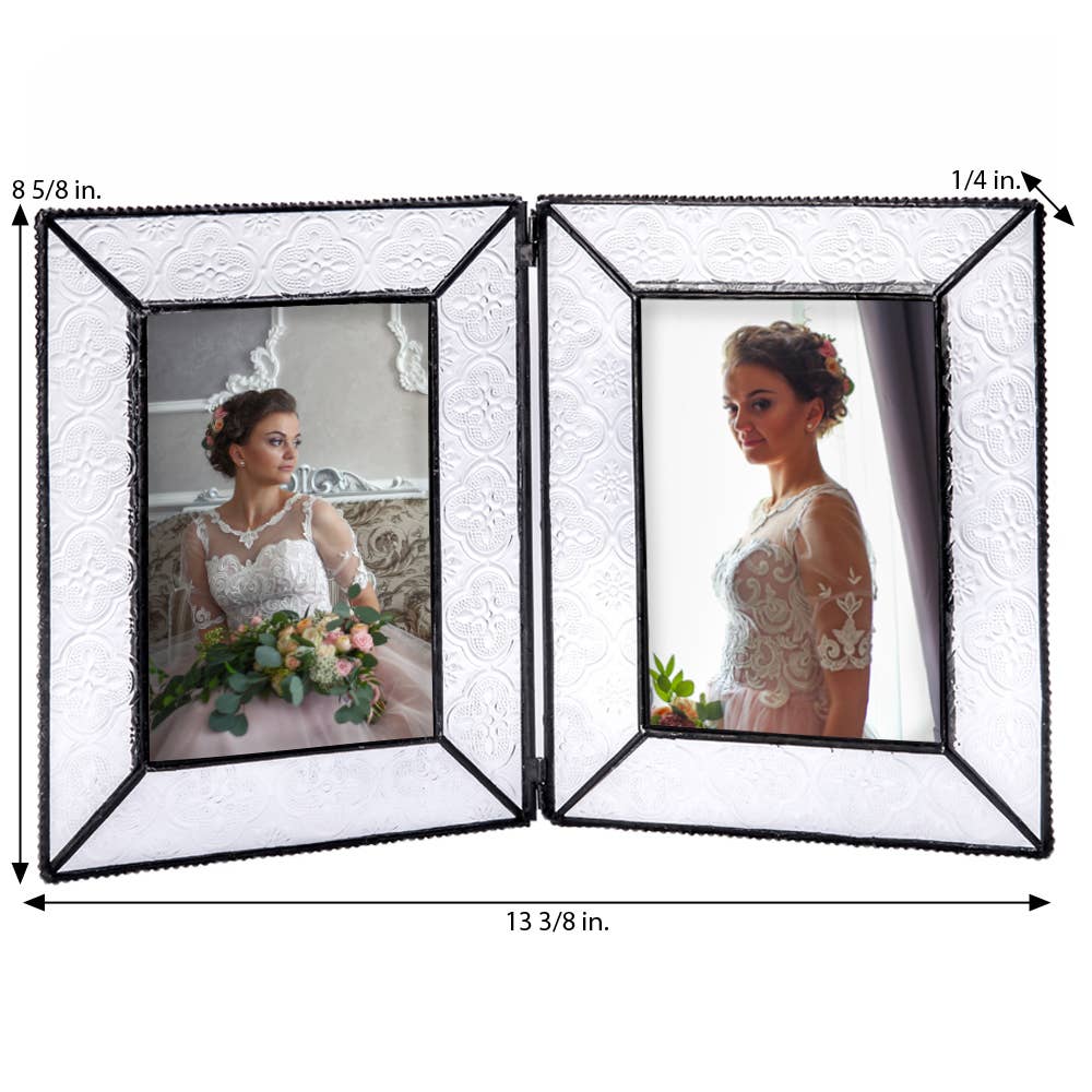 Vintage Glass Picture Frame