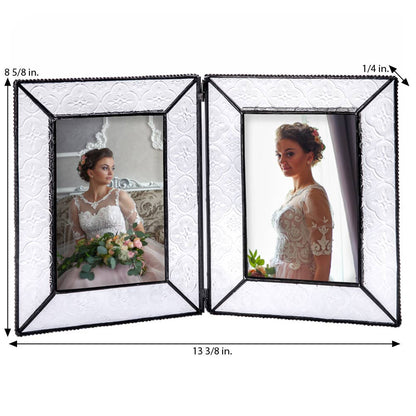 Vintage Glass Picture Frame