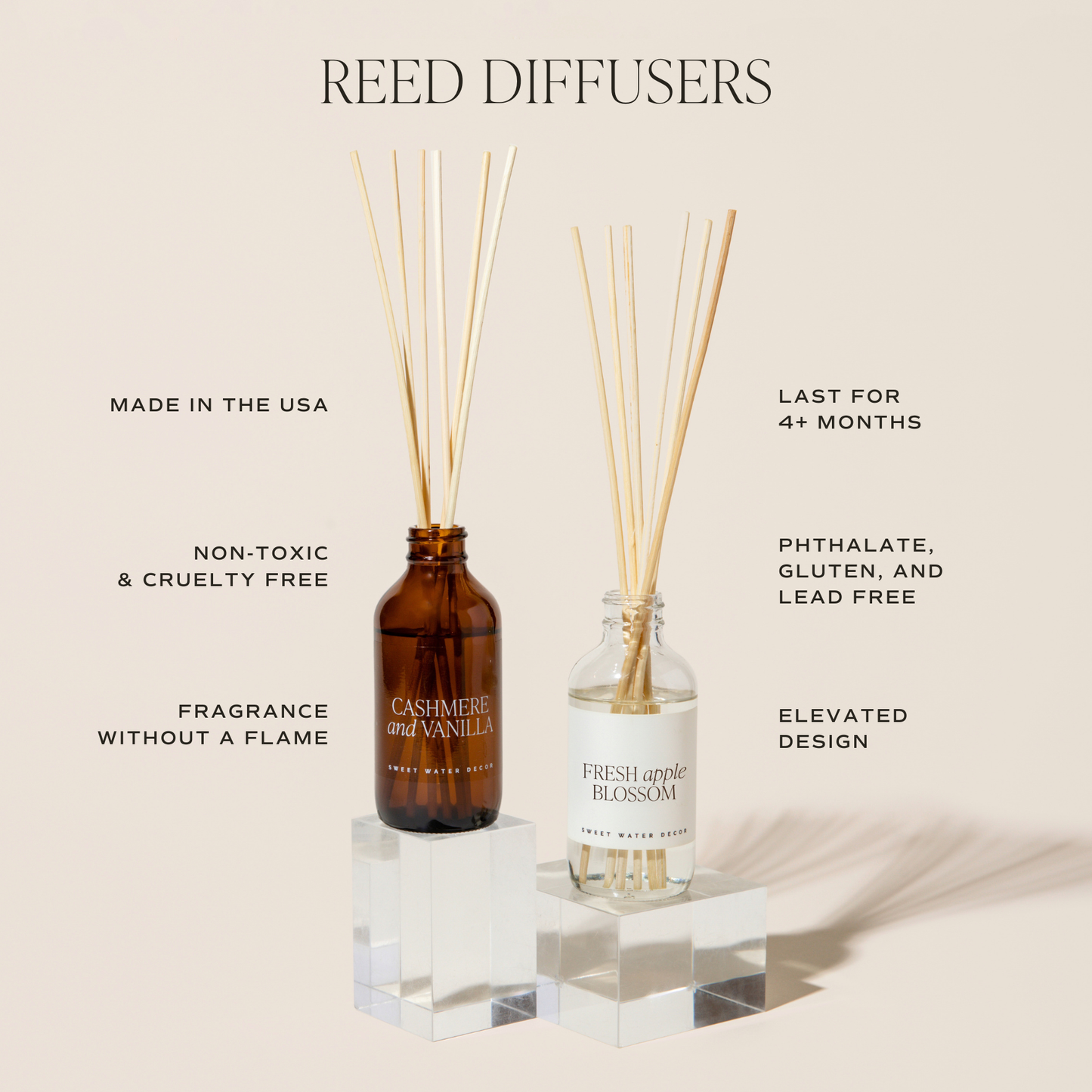 Christmas Tree Clear Reed Diffuser - Home Decor & Gifts