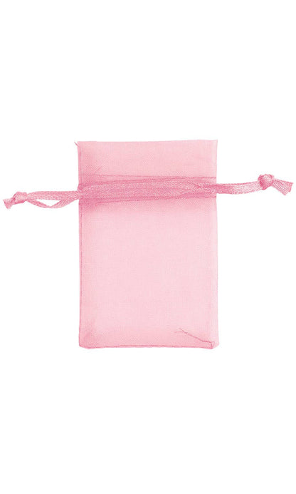 Organza Drawstring Pouch: White / Pack of 10 / 2" x 3"