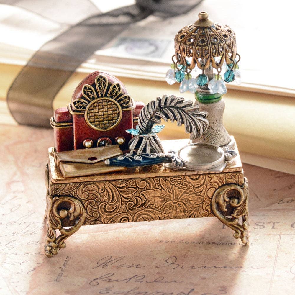 Joyas Sweet Romance - Caja de Historias de Escritorio Vintage BX303