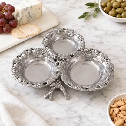 Grape 3-Tiered Bowl