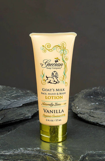 The Grecian Soap Company - Organic Beauty Hydrating Goat Milk Lotion Tubes 2oz.