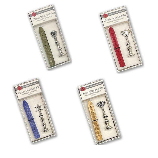 Heirloom Wax Seal Stamp Kits Silver Antiqued