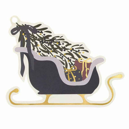 Gift Tag Book - Lilac Christmas