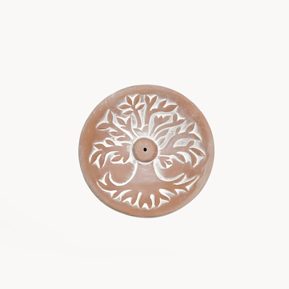 Artisanal Handmade Terracotta Incense Holder