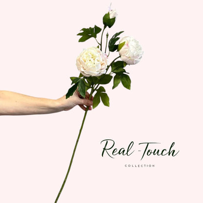 32" Ultra Realistic Elegant Real Touch Artificial Peony