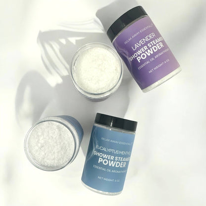 Relax Away Essentials - Shower Steamer Powder - 6 oz  - Made in USA