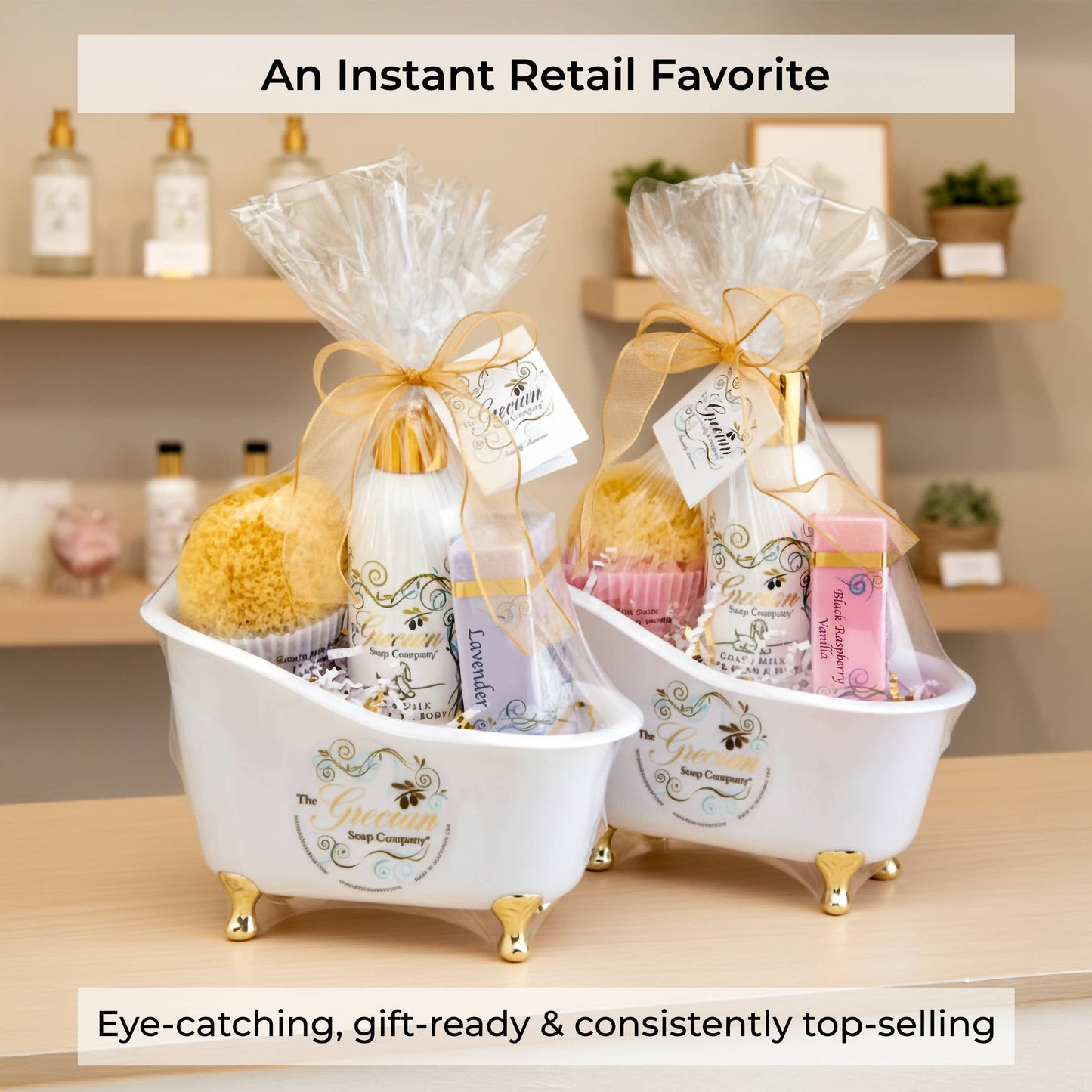 The Grecian Soap Company - Goat Milk Relaxation Hydrating Bath Essential Gift Set