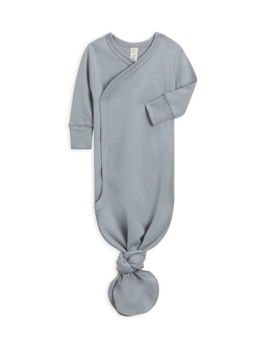 Organic Newborn Indy Kimono Gown Mist