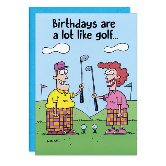 Golf Birthday Card