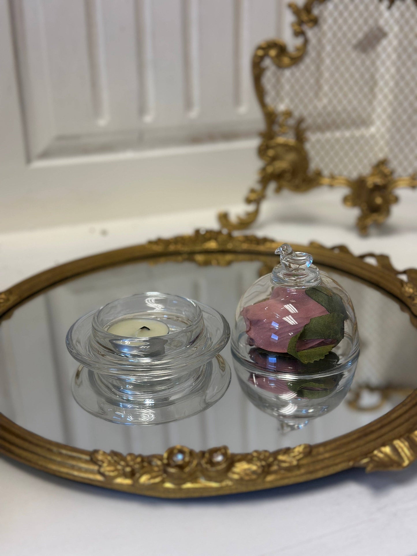 Glass Bird Cloche