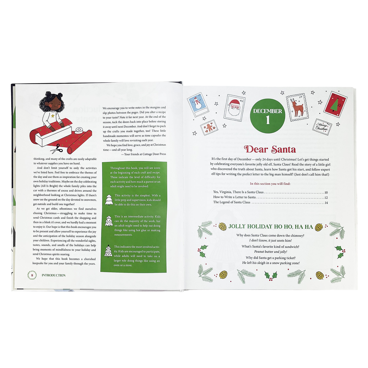 Counting to Christmas: Advent Calendar Activity & Story Book