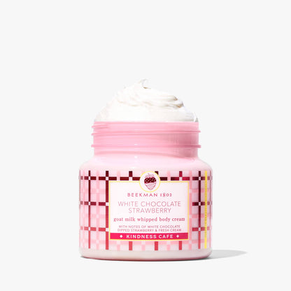 White Chocolate Strawberry Whipped Body Cream 8oz