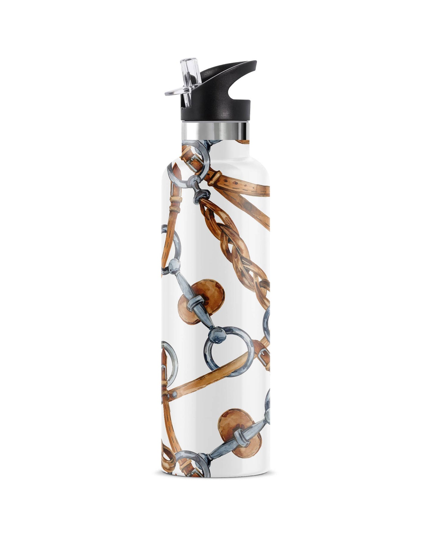 Equestri | Horse Tack Scarf Insulated Water Bottle 25oz