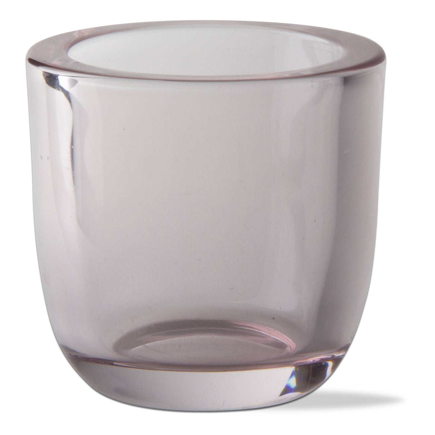 Classic Tealight Holder Blush Glass Christmas